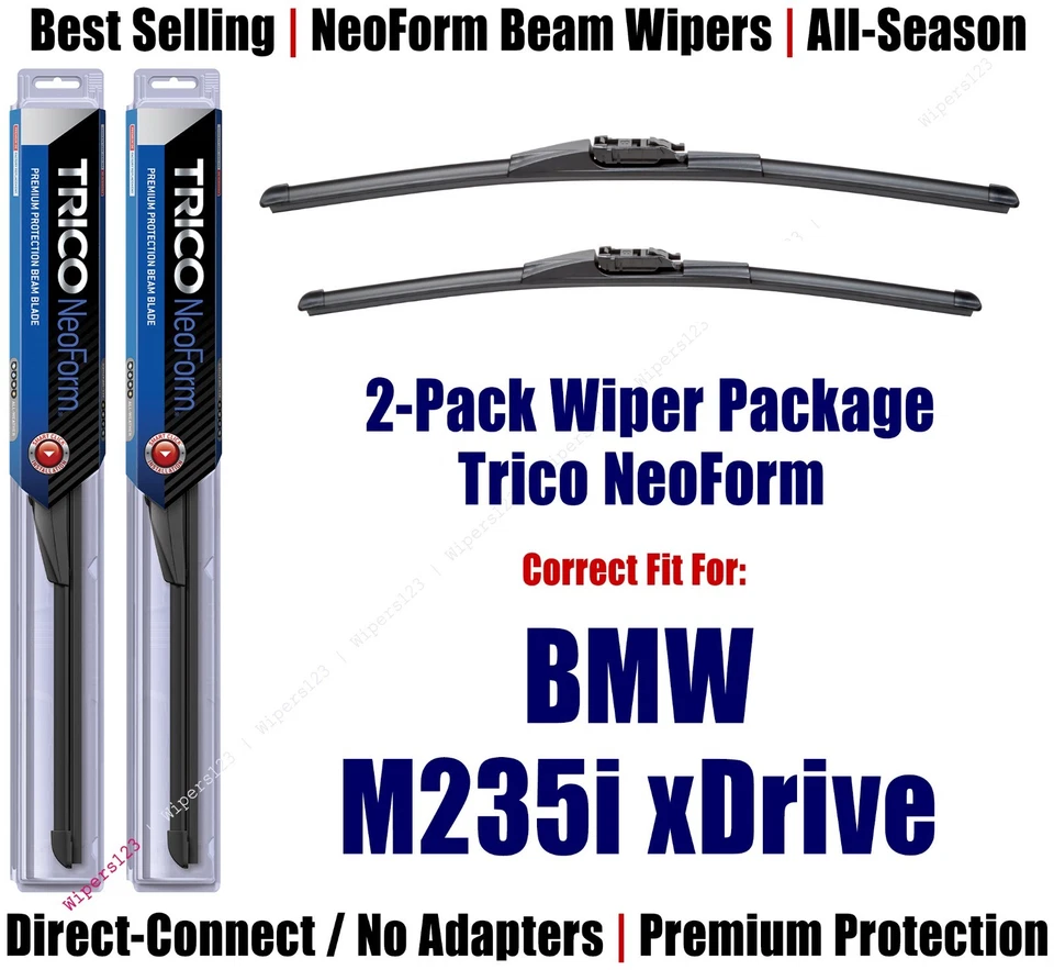 Limpiaparabrisas NeoForm Super Premium 2pk apto para BMW M235i 2014+ (y xDrive)- 162213/1813 Foto 1 de 1