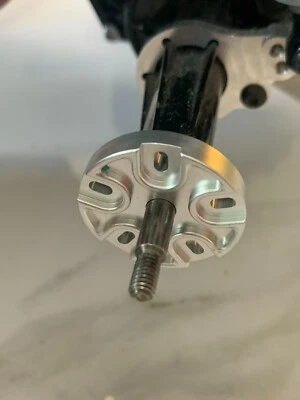 ALUMINUM Rear Wheel Hub Adapter Tamiya 1/10 Monster Beetle Blackfoot Frog UNIMOG - Image 1 of 2