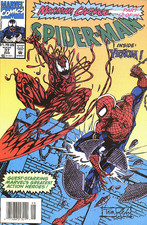 SPIDER-MAN  (1990 Series) (#1-74, PETER PARKER SPIDEY  # #37 NEWSSTAND Fine