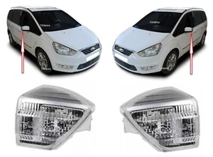 PAIR / SET MIRROR TURN SIGNAL INDICATOR LAMPS for FORD GALAXY 2006-2015 - Picture 1 of 8