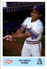 1987 Nashville Sounds Team Issue #5 Leo Garcia Dominican Republic Baseball Card
