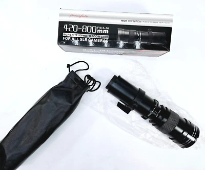 FocusFoto 420-800mm F/8.3-16 Super Telephoto Zoom Lens Manual Focus - Image 1 of 4