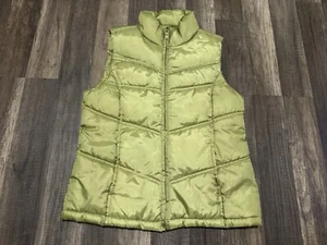 Merona Damen hellgrüne Weste Größe Small Polyester Reißverschluss wattiert Polyester - Bild 1 von 5