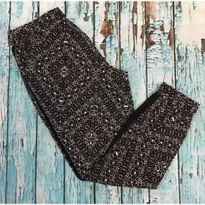 NYDJ Not Your Daughter's Jeans Black White Easyfit Track Style Pants M NWT - Bild 1 von 6