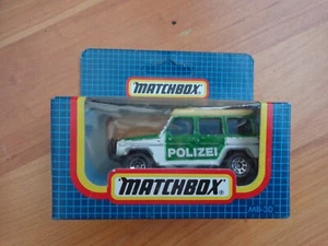 VINTAGE MATCHBOX MB30 POLIZEI MERCEDES BENZ G WAGON DIECAST BOXED - Picture 1 of 1