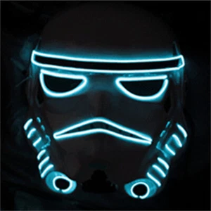 LED Mask Star Wars Stormtrooper Cosplay Halloween Wearable Helmet Headwear Props - Picture 1 of 22