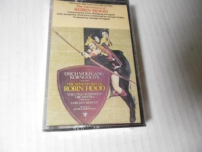 Erich Wolfgang Korngold: The Adventures Of Robin Hood Sealed Casette Tape - Image 1 of 4