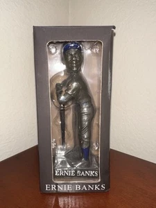 CHICAGO CUBS ERNIE BANKS "Mr. Cub" Bobblehead of Ernie's statue SGA NIB RARE - Picture 1 of 8