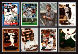 Baseball Card Lot 8 Barry Bonds 1995-1999 Inserts Parallels Topps Baseball set - Picture 1 of 2