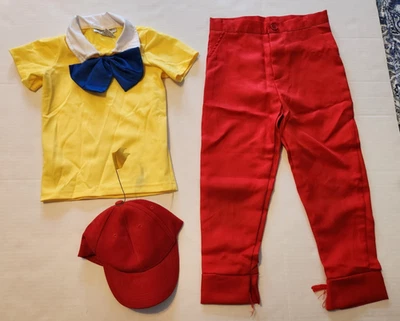 Size Small Boy's Dapper Tweedle Dee/Dum Costume Shirt Pants & Hat READ DAMAGE - Image 1 of 4