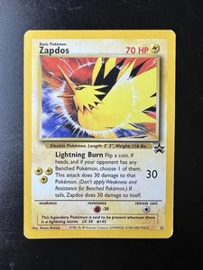 Pokémon TCG Zapdos Black Star Promo Card 23 WOTC, NM/LP - Picture 1 of 2