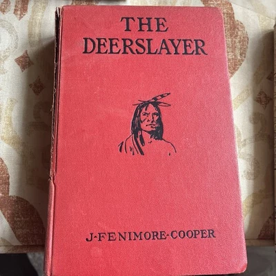 The Pioneers James Fenimore Cooper HC Book Early 1900s Ed Rare Binding Repair - Image 1 of 4