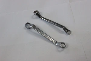 Snap-on 12 Point SAE Flank Drive Deep Offset Box Wrench Lot Of 2 XSO-1012 1214 - Foto 1 di 11