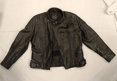 Leather Biker Jacket EU Size 58 See Photos For Measurements  - Image 1 of 4