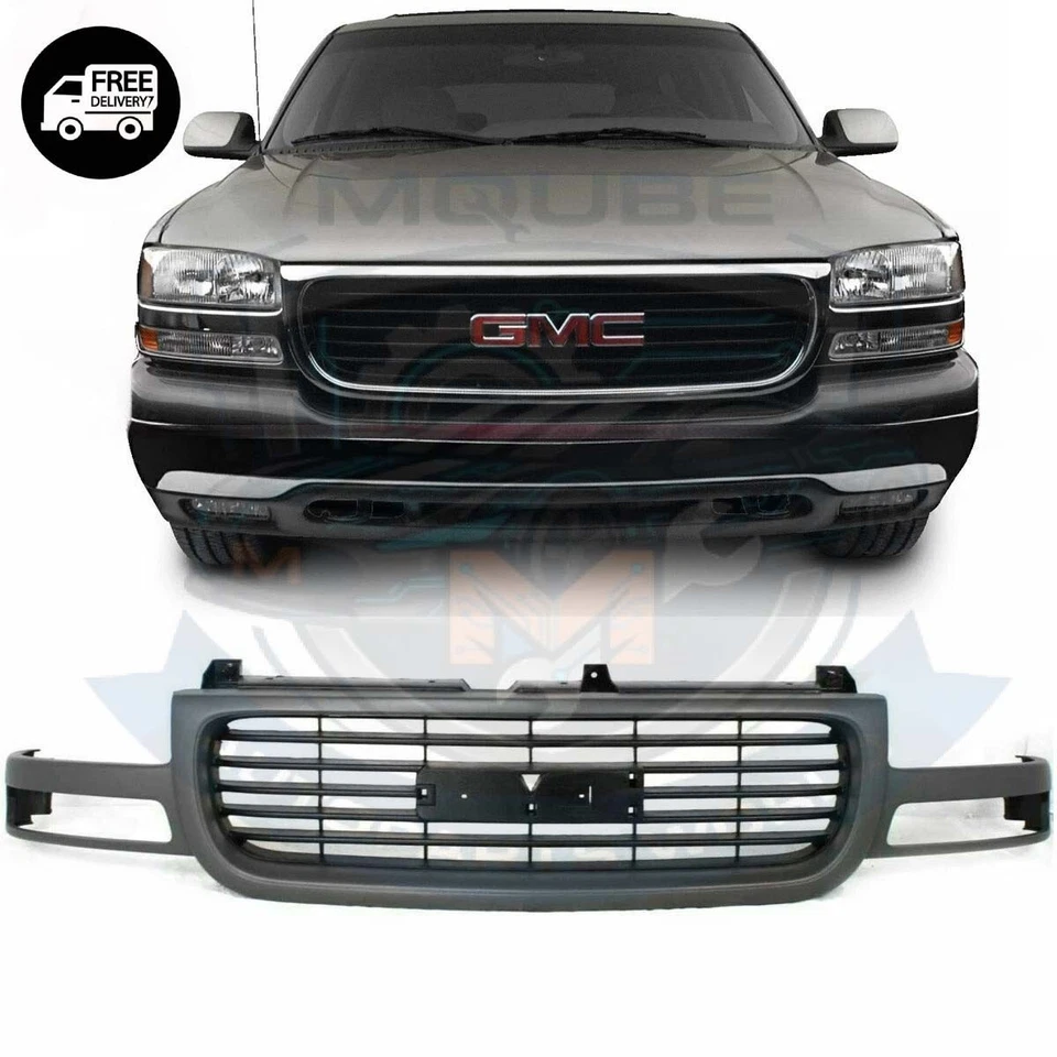 New 1999-2006 Front Grille Gray Frame Black Insert GMC Yukon/XL GM1200429 Foto 1 de 1