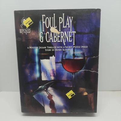 Be Puzzled Foul Play & Cabernet Murder Mystery 1000 Piece Jigsaw Puzzle - Image 1 of 4