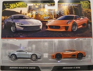 Hot Wheels Premium Aston Martin DB10 Jaguar C-X75 2025 JBL04-LA10 PACK DUO - Imagen 1 de 10