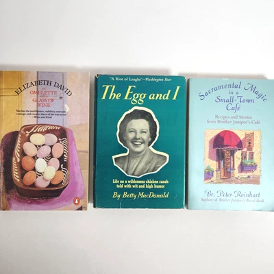 Vtg Food Wine Writing Ranch Cafe Stories Recipes Humor Lot of 3 MacDonald David Foto 1 de 4