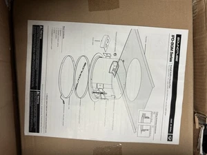 IPD-CM52S-BGM WH 5.25″ IP-Addressable / Dante In-Ceiling Speaker — White Grille - Picture 1 of 3