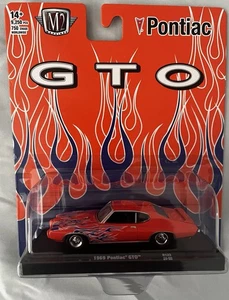 M2 Machines 1969 Pontiac GTO orange 2024 Auto-Drivers 1/64 - Bild 1 von 3