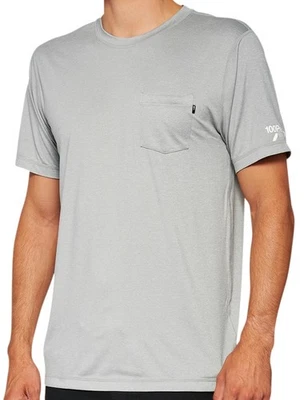 100% Mission Athletic Mens Short Sleeve T-Shirt Gray - Image 1 of 2