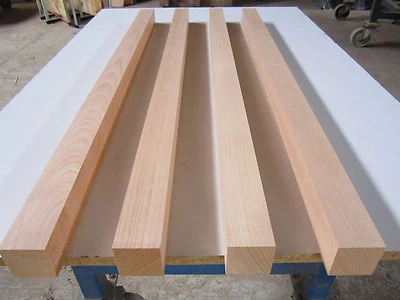 4 Kanthölzer (€16,50/m) Buche 40x40x500mm 4-seitig gehobelt Tischbein Tisch