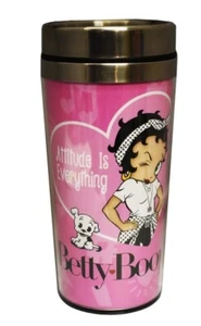 "Taza de viaje térmica coleccionable ""Attitude Is Everything"" Betty Boop - Imagen 1 de 2