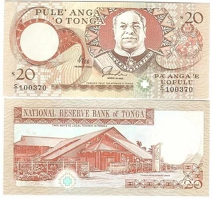 Tonga _ 20 Pa'anga 1995 UNC Pick 35a - C/1 Lemberg-Zp - Picture 1 of 1