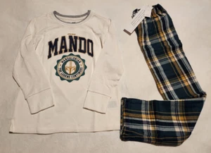 NWT Gap Kids Star Wars Mandalorian Boys Pajamas PJs 2PC Size 6 - Picture 1 of 1