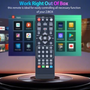 Replacement Remote Control For ZJBOX Digital TV Converter Box -New - Picture 1 of 7