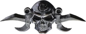 New Bastinelli Creations Small Reaper Menuki Drk Bronze MENUKI SMALL REAPER DARK - Picture 1 of 1