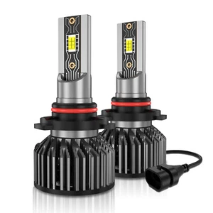 Auxiracer 9005 HB3 LED Headlights High Beam Bulbs 100W 6000K Xenon White Light - Picture 1 of 10