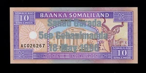 SOMALILAND 10 SHILLINGS 1996 SILVER COMMEMORATIVE ISSUE PICK # 15 UNC. - Picture 1 of 2