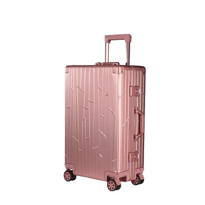 Koffer Aluminium Reisekoffer Rosegold Gundel Alu Trolley Check-in 66x43x23cm - Bild 1 von 4