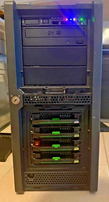 Serveur Fujitsu Primergy TX140 S1P - Intel Xeon E3-1220 @ 3.10GHz + 4 SAS HDD - Photo 1/4