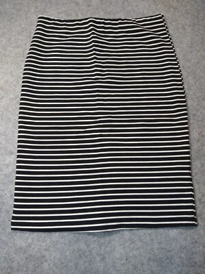 Falda KARA Niña Mujer Talla M Elastizada Negra Blanca Tira Años 70 80 Ambiente Vintage Foto 1 de 4