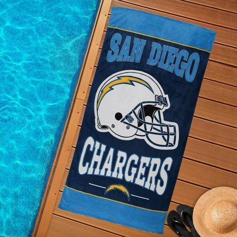 1 San Diego Chargers NFL Beach Towel New with Tags SRP $19.99ea Cover