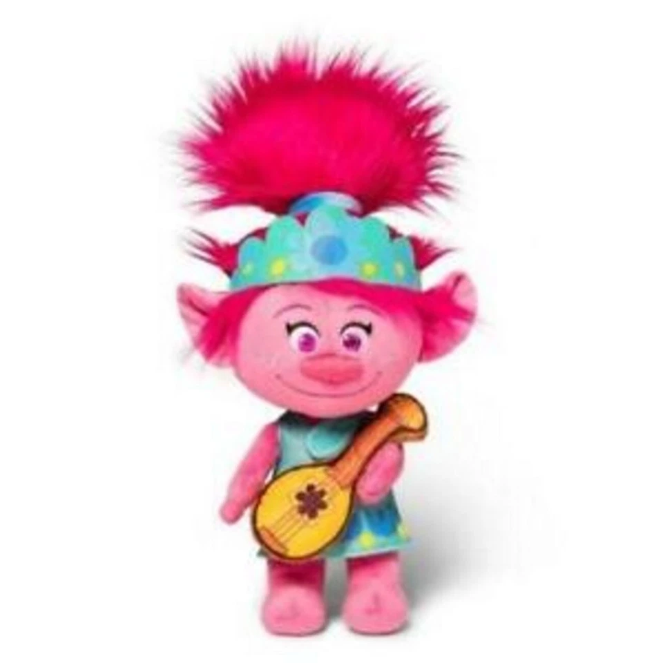 Dreamworks Trolls Poppy Cuddle 22" Almohada Pal World Tour con Guitarra Grande Foto 1 de 1