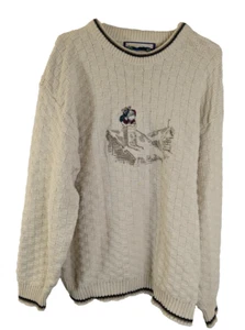 Shenandoah, Men's Sweater, Woven Pattern, Christmas Graphic, Size XL Tall - Picture 1 of 3