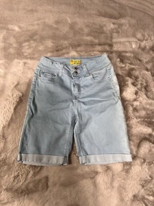 Wax Jeans But I Love You Girls Shorts Size M Blue - Picture 1 of 15