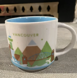 Starbucks Coffee Vancouver Canada 2014 You Are Here YAH Cup Mug 14 oz - Picture 1 of 4