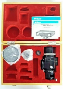 Nikon Microflex Prismenreflex Photomicrographic Aufsatz von Kogaku & Holzgehäuse - Bild 1 von 12