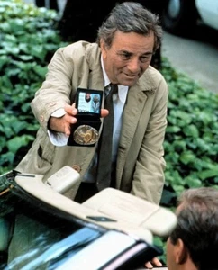 The 70's TV Show Lieutenant Columbo TV Prop Replica Badge. KOSTENLOSER VERSAND - Bild 1 von 3