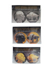 Genuine Indian Head Buffalo Nickel *Full Dates* BLACK RUTHENIUM Set of 3