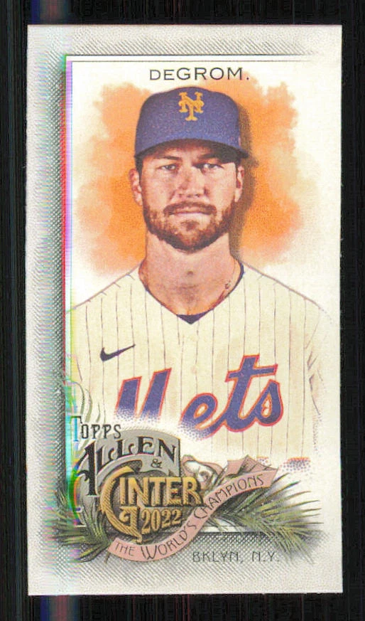 2022 Topps Allen and Ginter Mini A and G Back #6 Jacob deGrom - Image 1 of 2