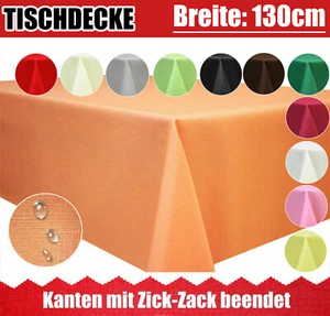 TISCHDECKE LEINENOPTIK Lotuseffekt Tischläufer SCHMUTZ ABWEISEND FLECKSCHUTZ - Bild 1 von 16