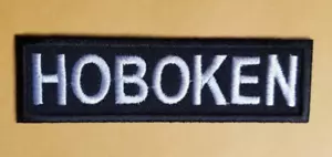 HOBOKEN RC MC Bicycle Embroidered Patch approx 1.25 x 3.75" - Picture 1 of 2