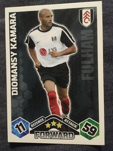 Match Attax 09/10 Fulham Diomansy Kamara