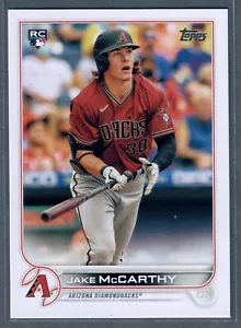 2022 Topps Series 2 Jake McCarthy Rookie Card #370 Diamondbacks RC QTY - Picture 1 of 2