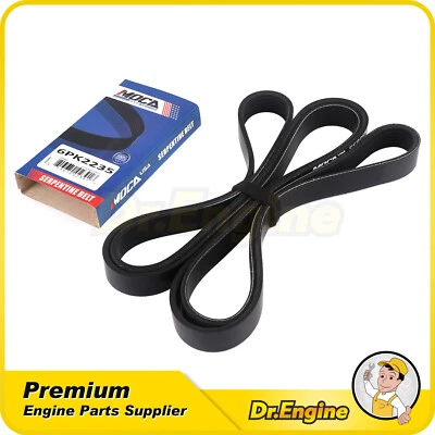 Cinturón Serpentine 6PK2235 apto para Ford Fusion Ranger Lexus SC430 GMC Chevrolet 2,3 L Foto 1 de 4